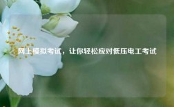 網上模擬考試，讓你輕松應對低壓電工考試