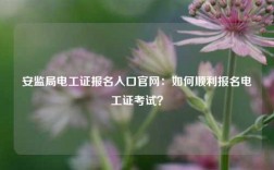 安監(jiān)局電工證報名入口官網(wǎng)：如何順利報名電工證考試？