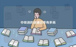 中級消防證通過率有多高
