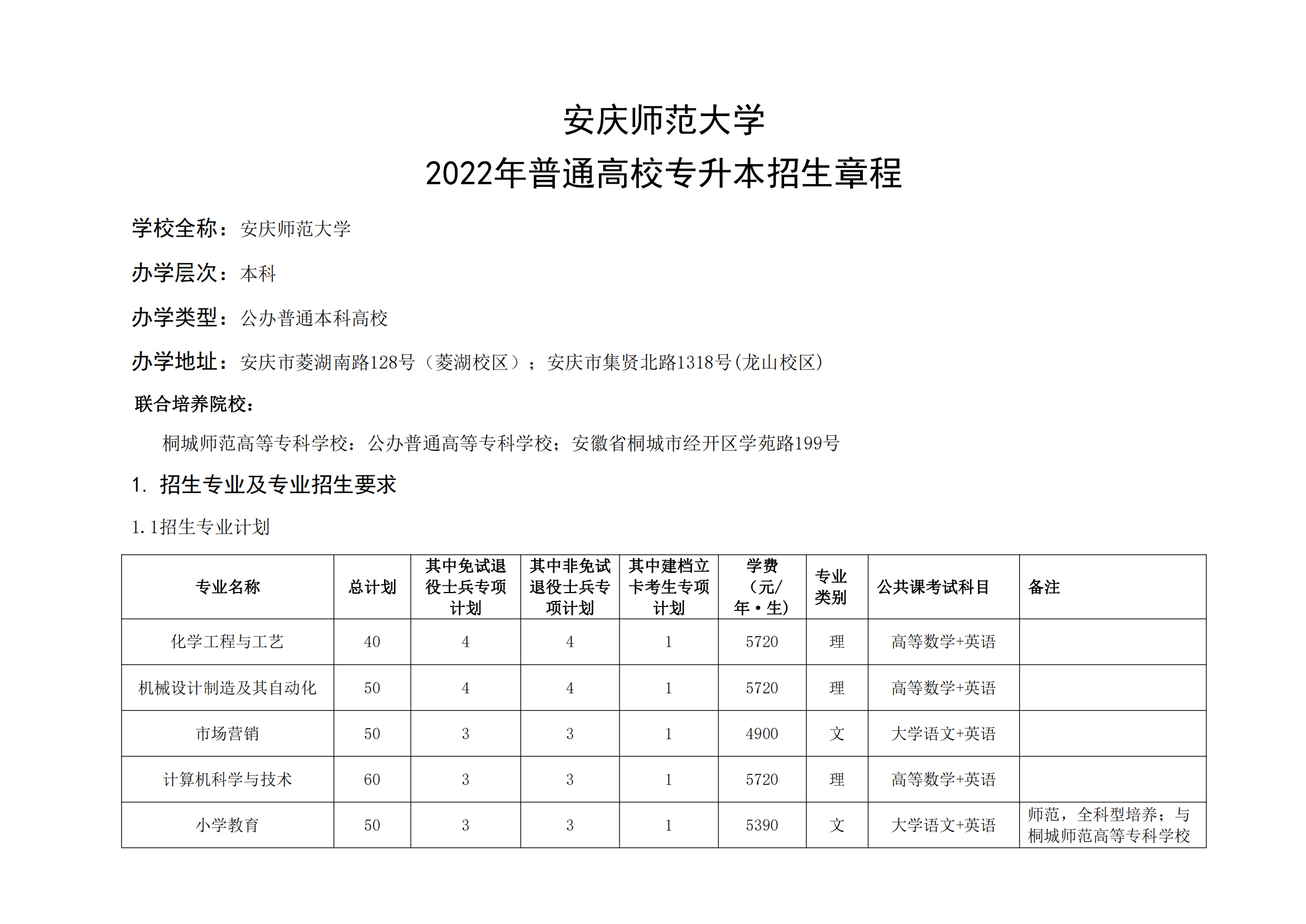安慶師范大學(xué)專升本-圖1
