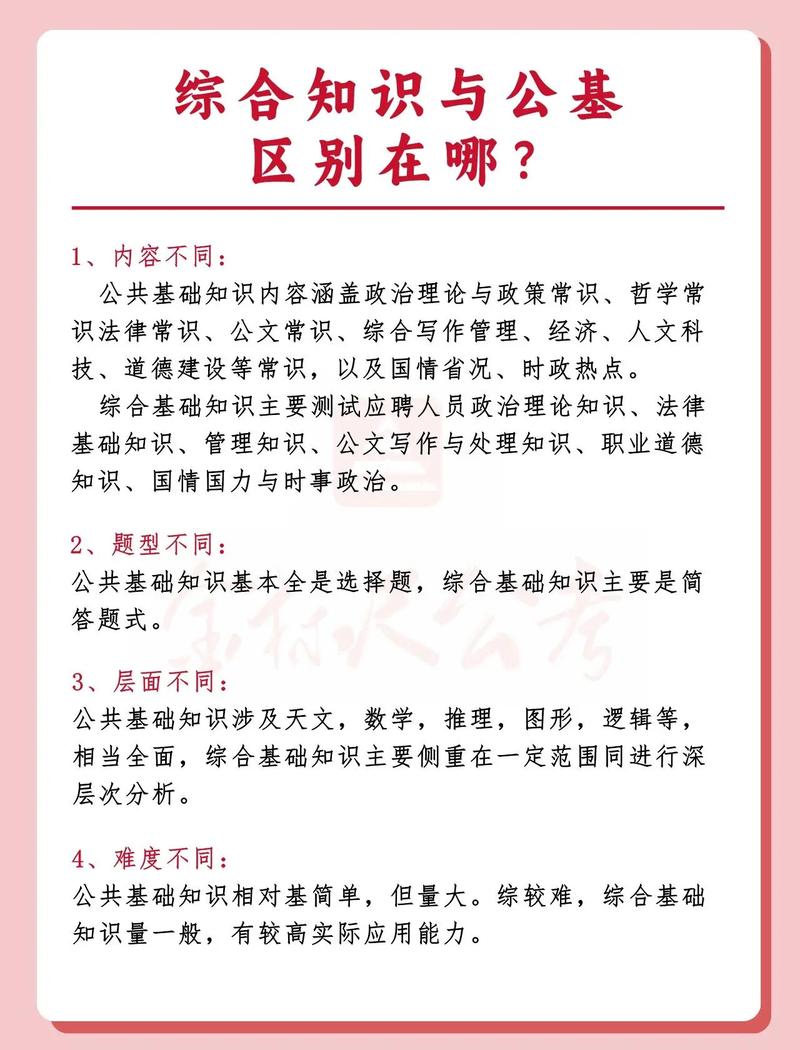 綜合基礎(chǔ)知識(shí)和公共基礎(chǔ)知識(shí)有什么區(qū)別(綜合基礎(chǔ)知識(shí)考試題庫2023)-圖1