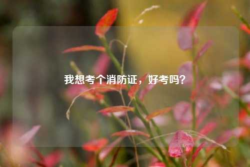 我想考個消防證，好考嗎？-圖1